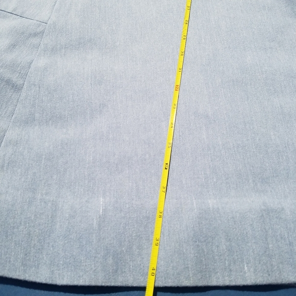 VTG Overall Dress Gray Floral Embroidered S M - Picture 11 of 12